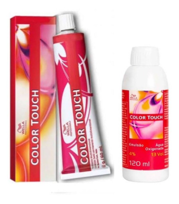 Encontraproduto.com.br - Tonalizante Color Touch Wella - 5/3 Castanho Claro Dourado - 60g