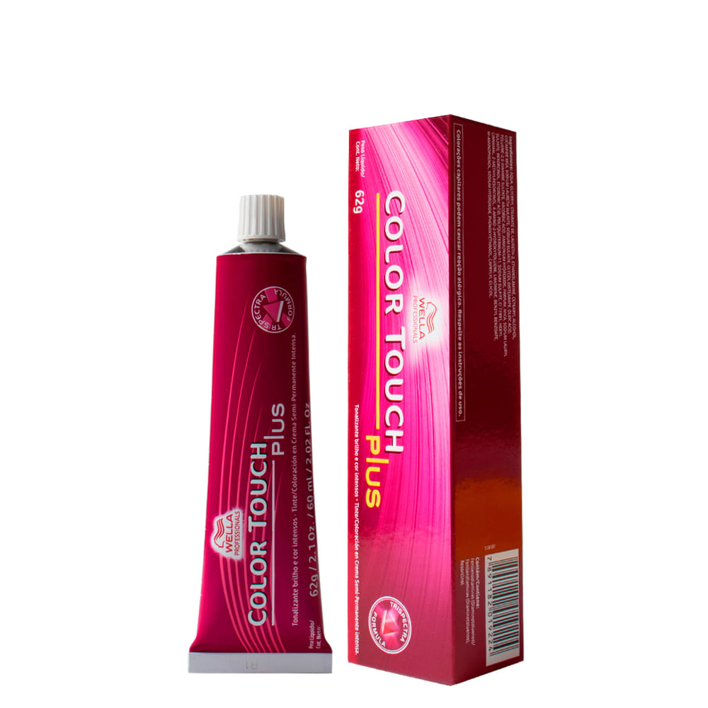 Encontraproduto.com.br - Tonalizante Color Touch Plus Wella - 77/07 Louro Médio Intenso Natural Marrom - 60g