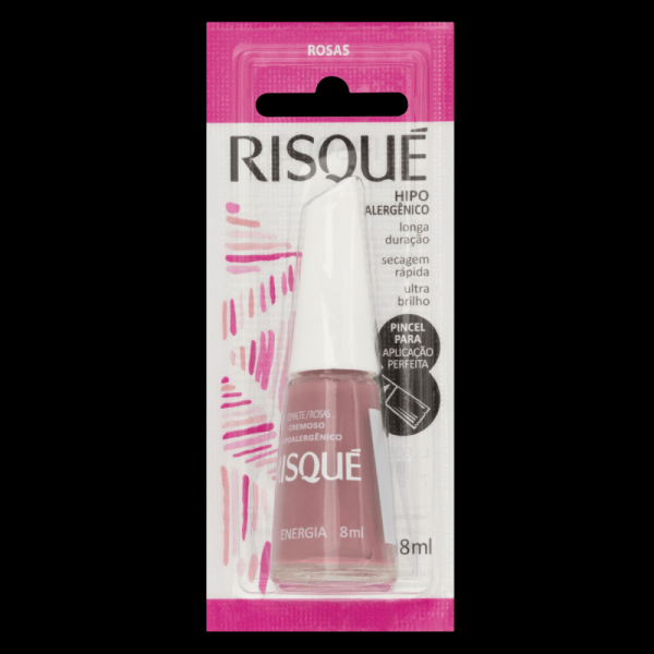 Esmalte Cremoso Energia Risqué Rosas Blister 8ml