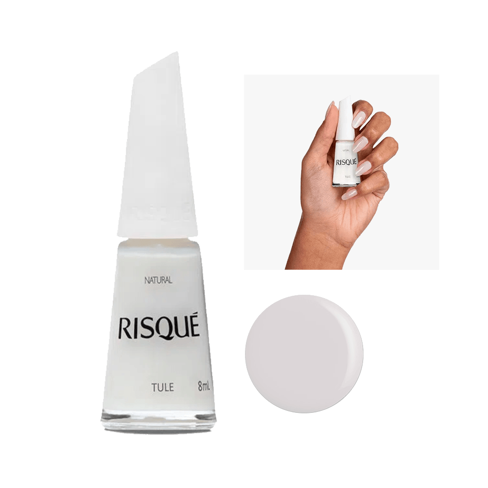 Esmalte Risque Natural Rendas Brasil Tule