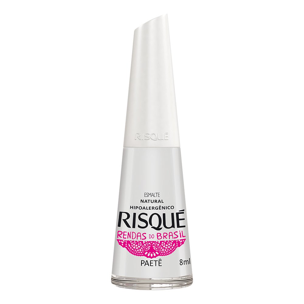 Esmalte Risque Rendas Do Brasil Natural Renda Paete 8ml