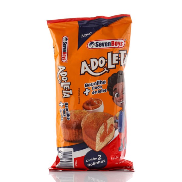 Encontraproduto.com.br - Bolinho Seven Boys Baunilha com Recheio de Doce de Leite 70 g