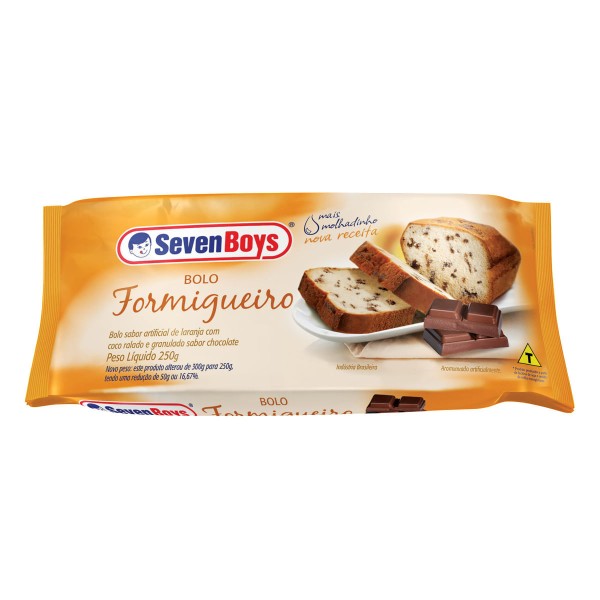 Encontraproduto.com.br - Bolo Seven Boys Formigueiro Pacote com 250g