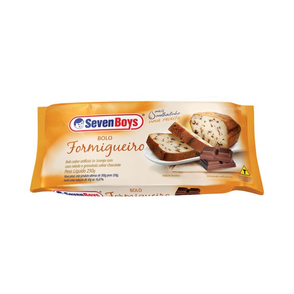 Encontraproduto.com.br - Bolo Seven Boys Formigueiro Pacote com 250g