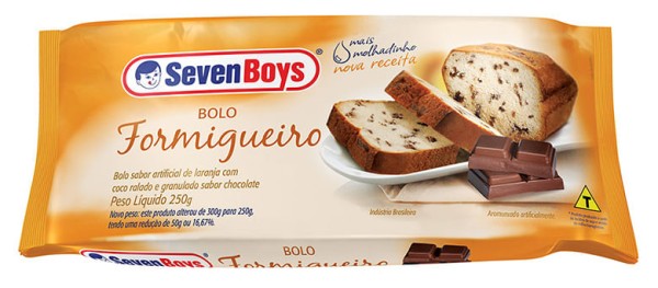Encontraproduto.com.br - Bolo Seven Boys Formigueiro Pacote com 250g