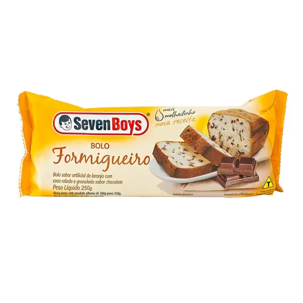 Encontraproduto.com.br - Bolo Seven Boys Formigueiro Pacote com 250g