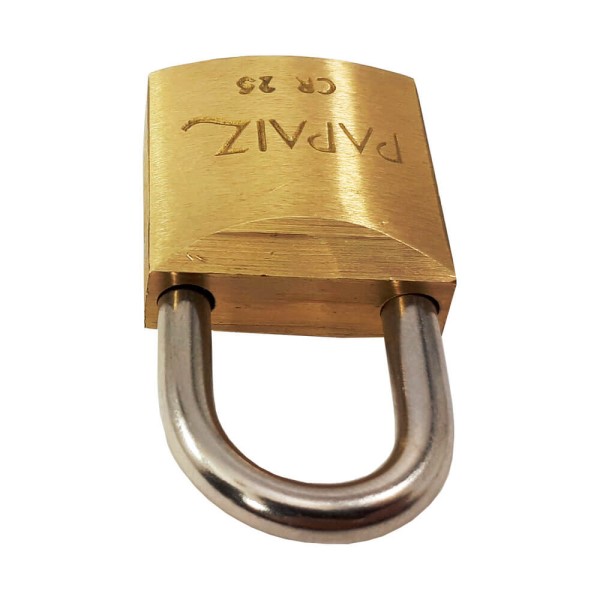 Encontraproduto.com.br - Cadeado Standard Papaiz CR 25MM com 2 chaves