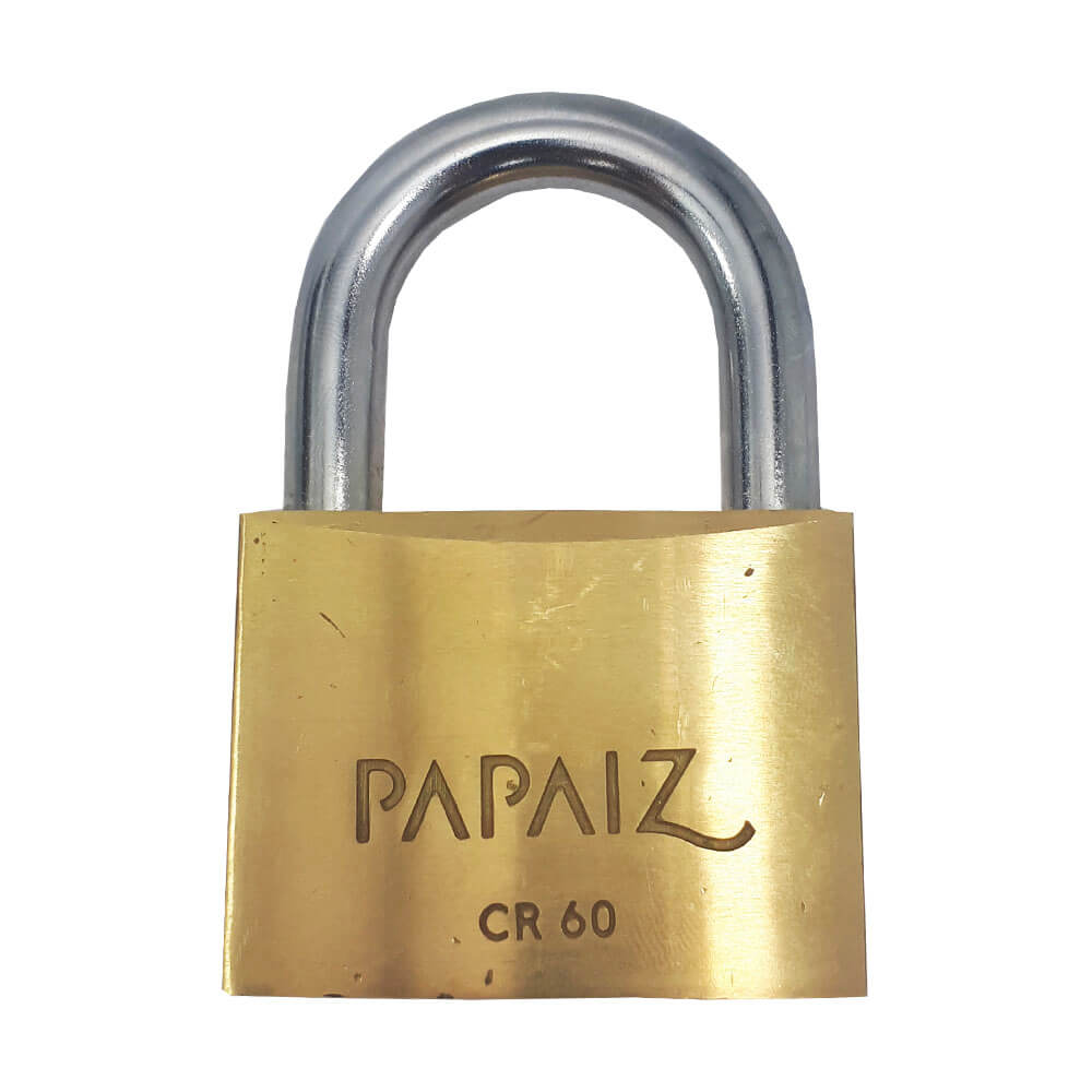 Encontraproduto.com.br - Cadeado Standard Papaiz CR 60MM com 2 chaves