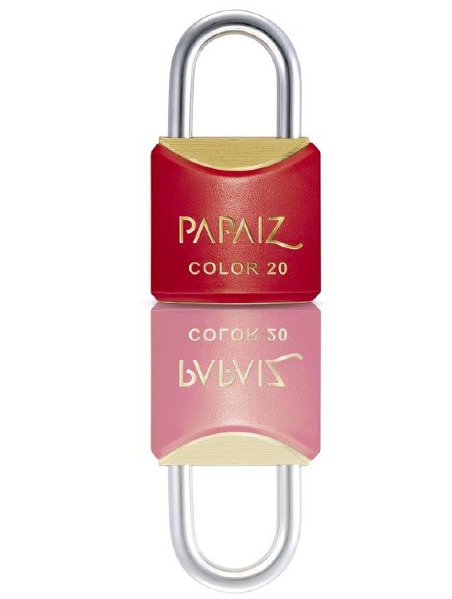 Encontraproduto.com.br - Cadeado Latão Plastificado 20 mm CR 20 Vermelho - Papaiz