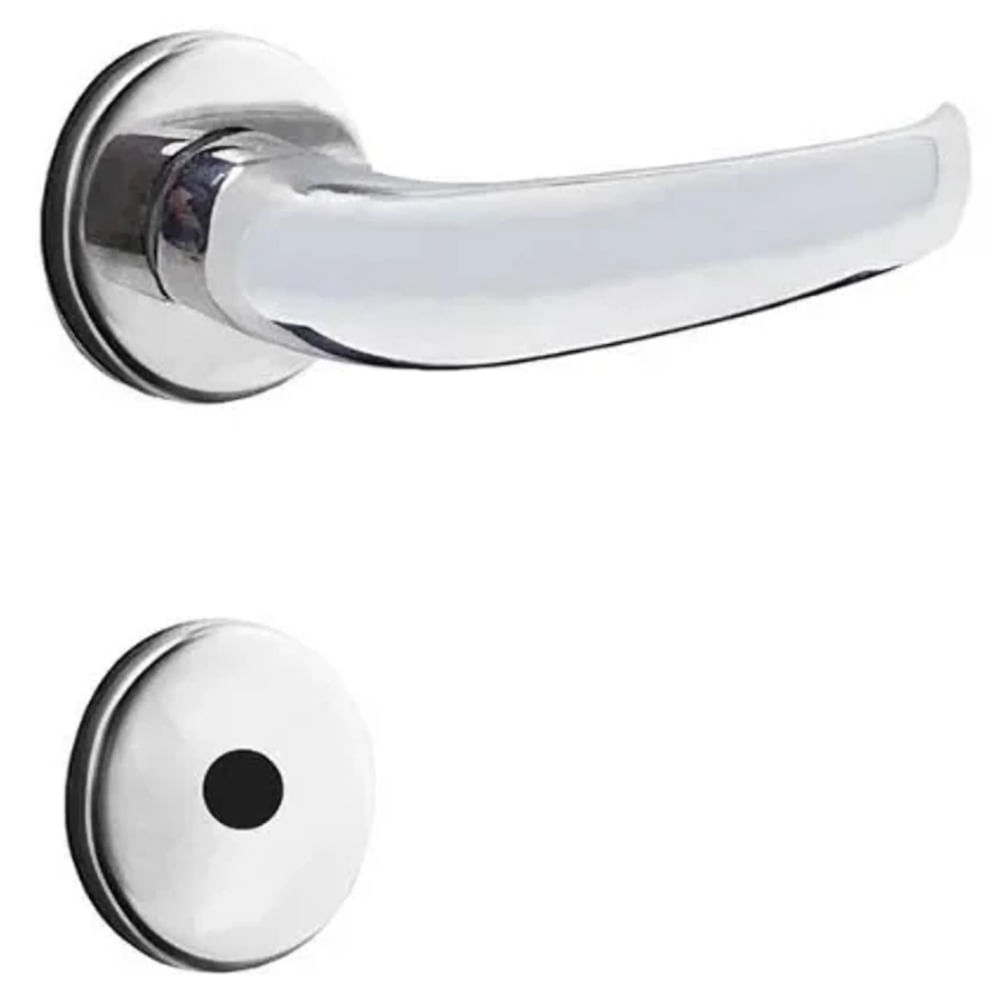 Encontraproduto.com.br - PONTA DE ESTOQUE | Fechadura para Banheiro de Entrada MZ 920 Standard Cromado  Papaiz
