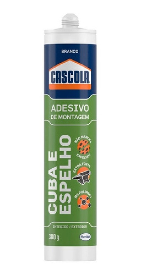 Adesivo Cascola Fixa Cuba e Espelho Cascola