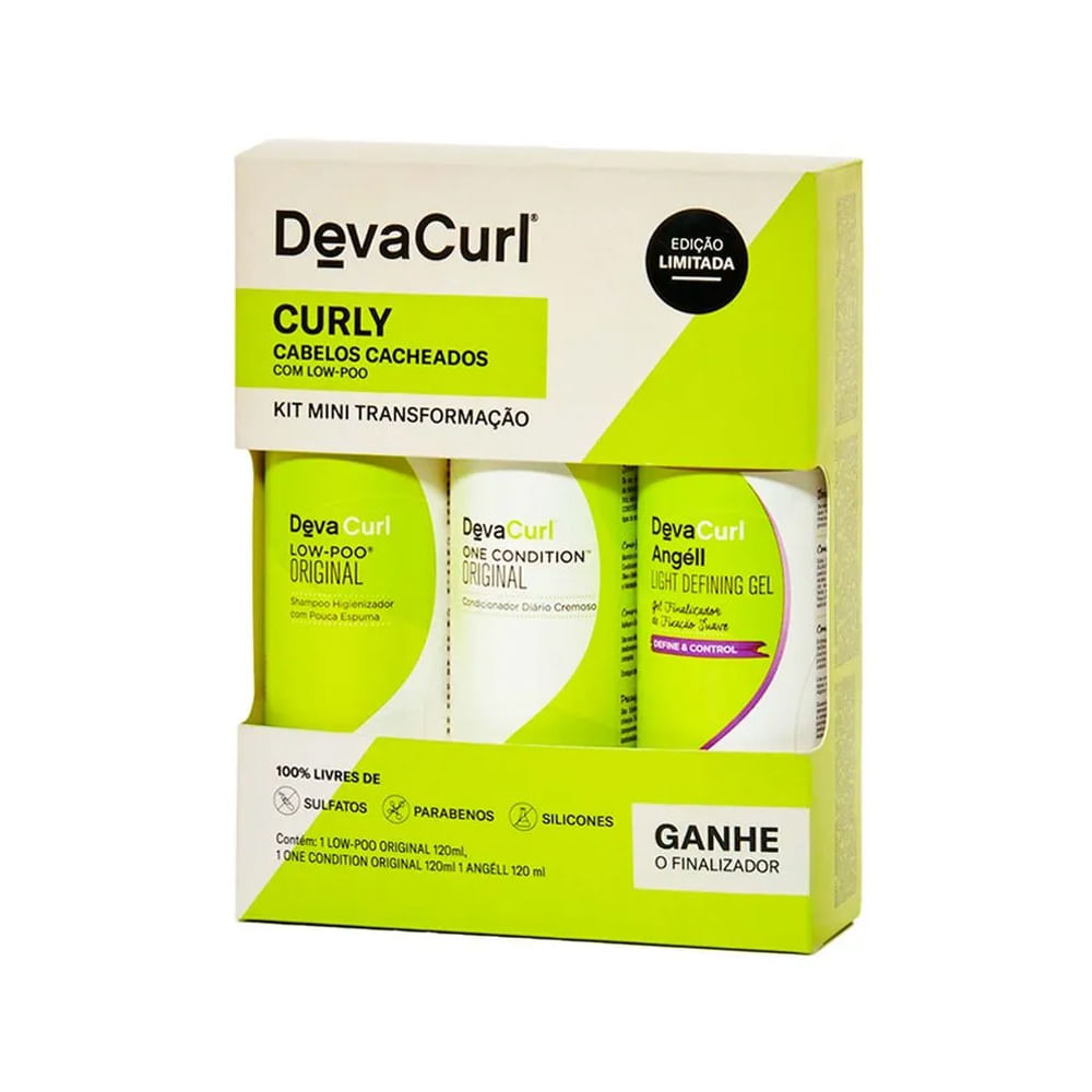 Encontraproduto.com.br - Kit de Limpeza Deva Original Low Poo 1 - Deva Curl