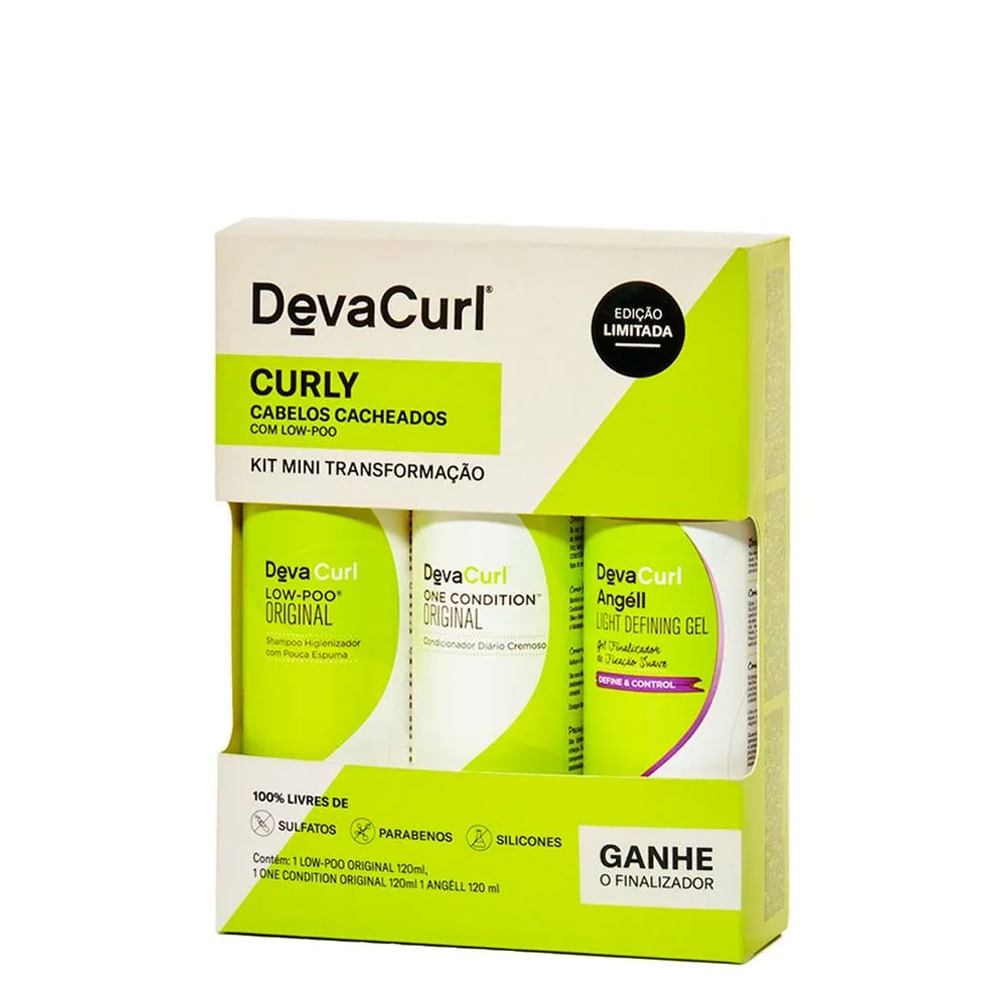 Encontraproduto.com.br - Kit de Limpeza Deva Original Low Poo 1 - Deva Curl