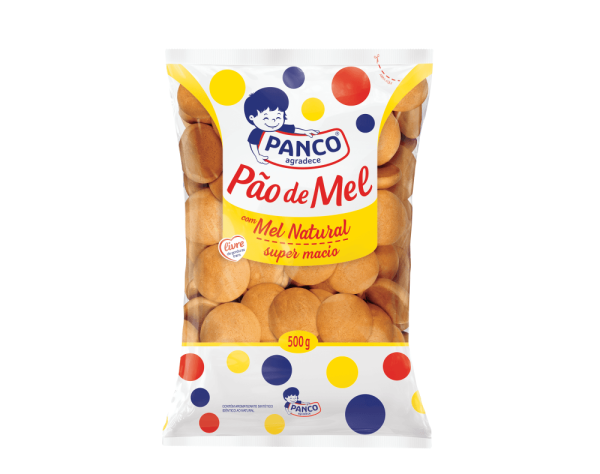 Encontraproduto.com.br - Pão de Mel Panco Pacote com 500g