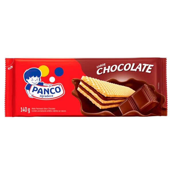 Encontraproduto.com.br - Biscoito Wafer Panco Chocolate Pacote com 112g