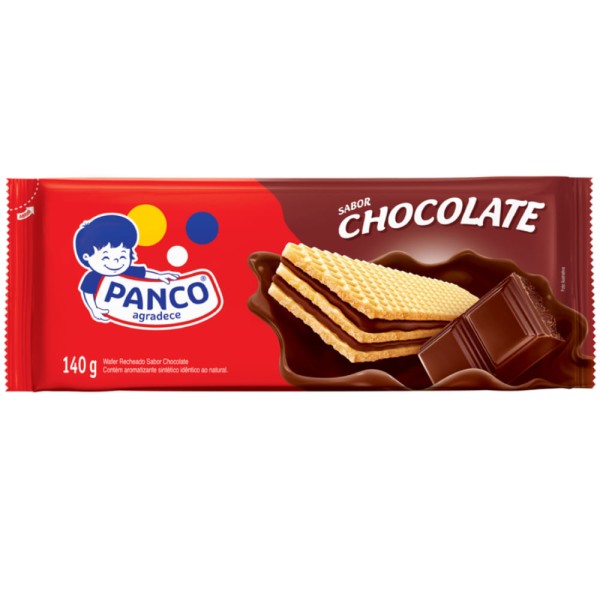 Encontraproduto.com.br - Biscoito Wafer Panco Chocolate Pacote com 112g