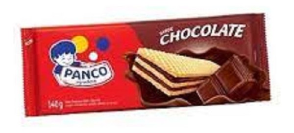 Encontraproduto.com.br - Biscoito Wafer Panco Chocolate Pacote com 112g