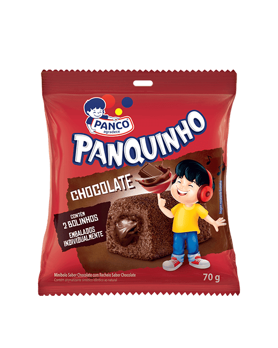 Encontraproduto.com.br - Bolinho Panco Duplo chocolate Pacote com 70g