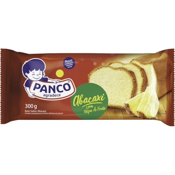 Bolo Panco Abacaxi Pacote com 300g