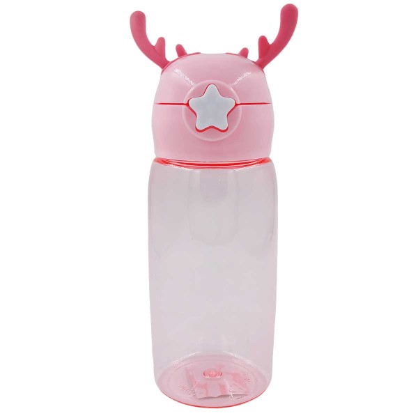 Encontraproduto.com.br - Garrafa Infantil C/ Canudo 520ml em Plástico Koya