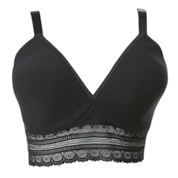 Encontraproduto.com.br - Sutiã Soft Curvas Com Bojo Sem Aro 54 Trifil Preto