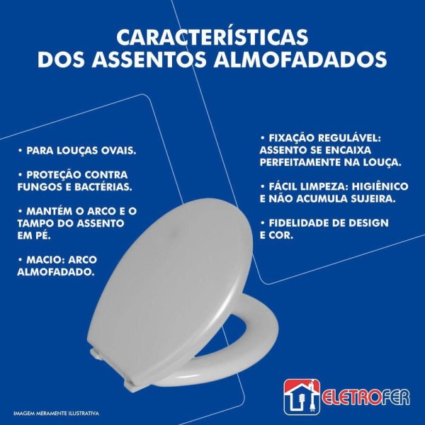 Encontraproduto.com.br - Assento Almofadado Caramelo 1 Astra