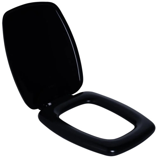 Encontraproduto.com.br - Assento Sanitário Almofadado Stylus/Prímula TSL/K Ébano PR-02 - ASTRA