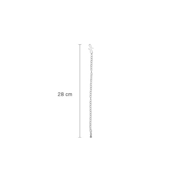Encontraproduto.com.br - Corrente Cadeada Astra Com Fixador KA/CRF S0665