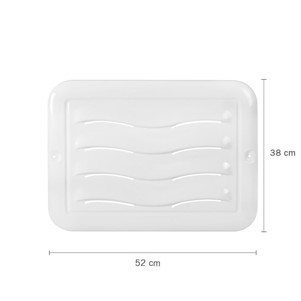 Encontraproduto.com.br - Porta de Inspeção Branca em Gel Coat Reforçada com Fibra de Vidro Astra