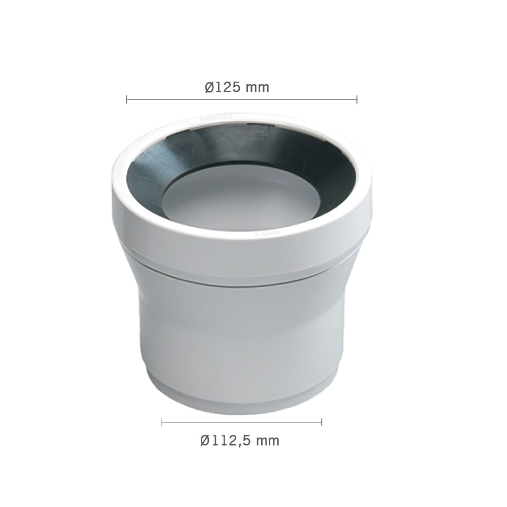 Encontraproduto.com.br - Bolsa de Ligação para Bacia Sanitária com Saída Horizontal e Ligação Embutida Astra