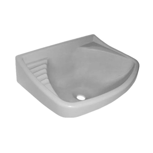 Encontraproduto.com.br - Lavatório de Plástico Branco - 3,8L - 36X26CM - LV2 - Astra