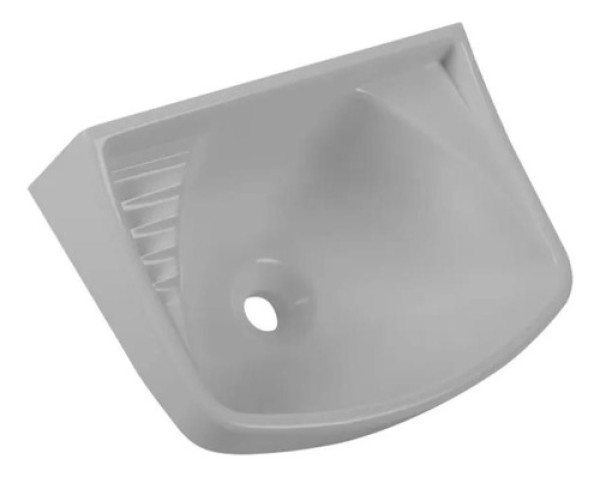 Encontraproduto.com.br - Lavatório de Plástico Branco - 3,8L - 36X26CM - LV2 - Astra