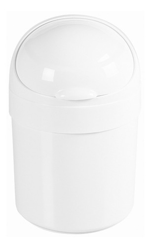 Lixeira com Tampa Basculante Branca 6L - Astra.