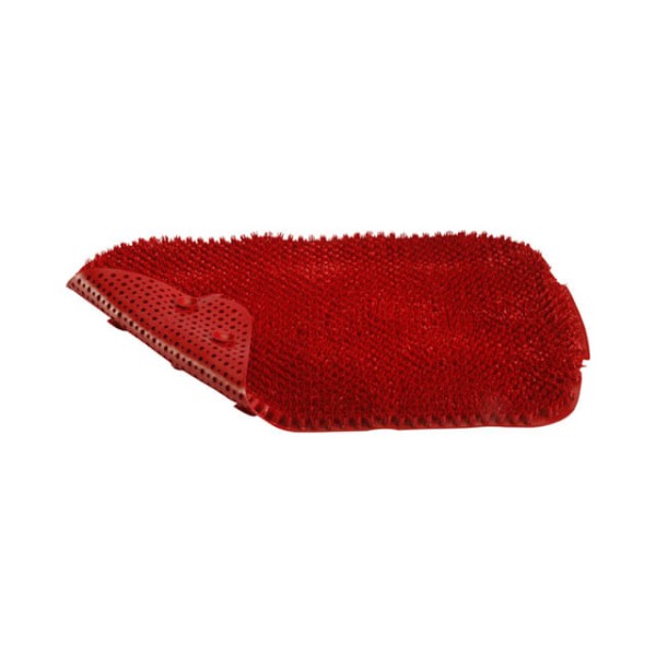 Encontraproduto.com.br - Tapete Para Banheiro Felpudo Pvc Es4 34cmx57cm Astra Cor Bordô