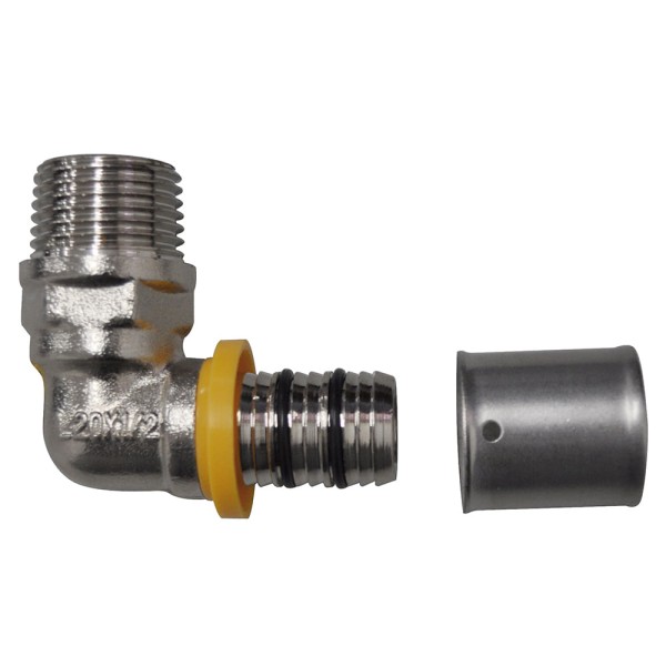 Encontraproduto.com.br - Cotovelo com Rosca Macho 20mm - 1/2
