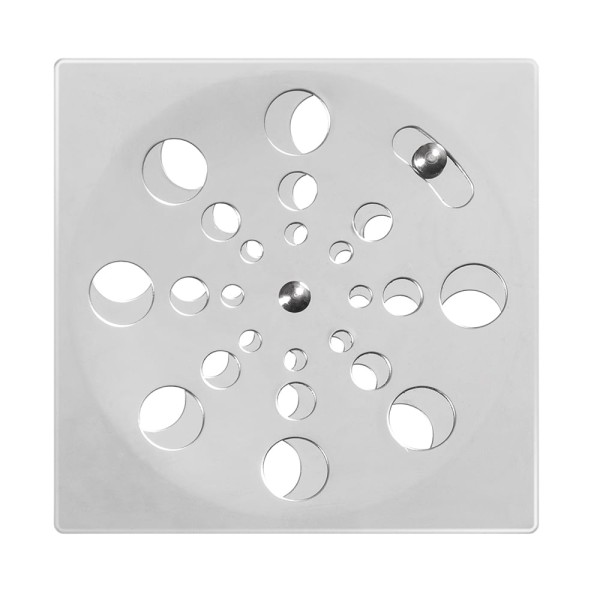 Encontraproduto.com.br - Grelha Quadrada 9,4 x 9,4cm com Anti-Inseto em Aço Inox Astra