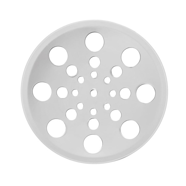 Encontraproduto.com.br - Grelha Redonda com Diâmetro 15cm em Aço Inox Astra