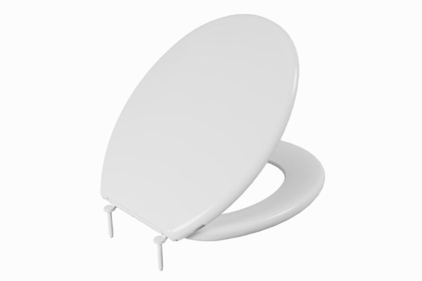Assento Sanitário Astra Taj/as Oval Slim Branco Almofadado