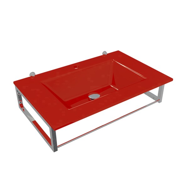 Encontraproduto.com.br - Gabinete Vidro Willian 71x46cm Sem Sifão Astra