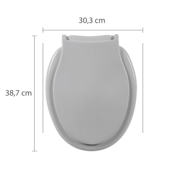 Encontraproduto.com.br - Assento Astra Tpic/k Para Bacia Infantil Almofadado Branco