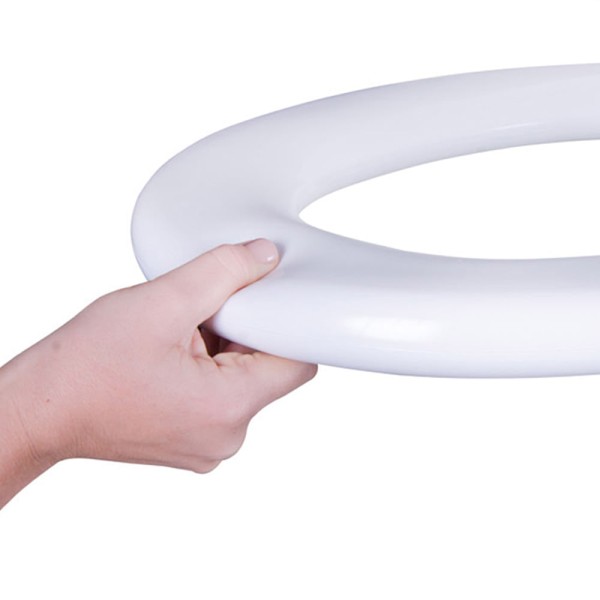 Encontraproduto.com.br - Assento Astra Tpic/k Para Bacia Infantil Almofadado Branco