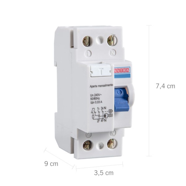 Encontraproduto.com.br - Dispositivo Diferencial Residual Bipolar 80A Astra