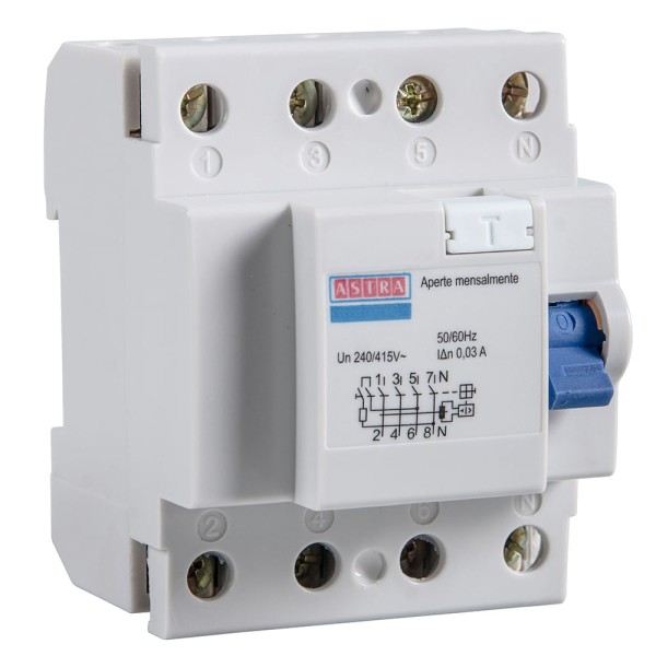 Encontraproduto.com.br - Dispositivo Diferencial Residual Tetrapolar 40A Astra