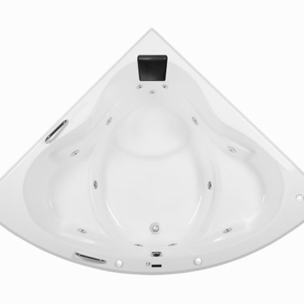 Banheira De Hidromassagem Innovare Gel Coat Gran Luxo Com Aquecedor 160 Cm - Volume Ideal 345 Litros Branco