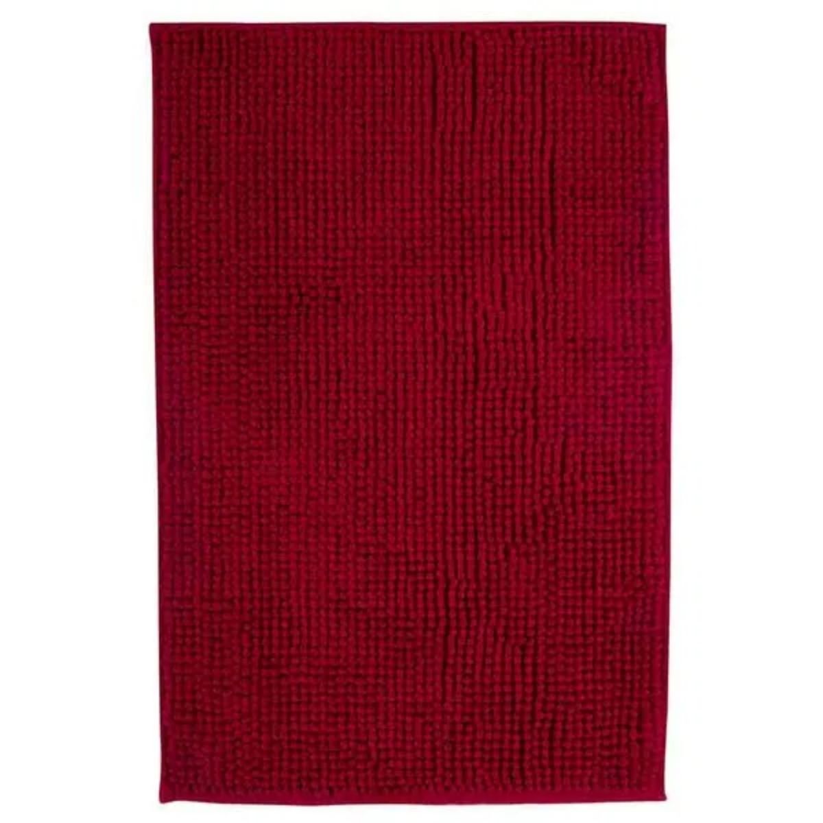 Tapete Em Microfibra 40 X 60 Cm Bordo Astra