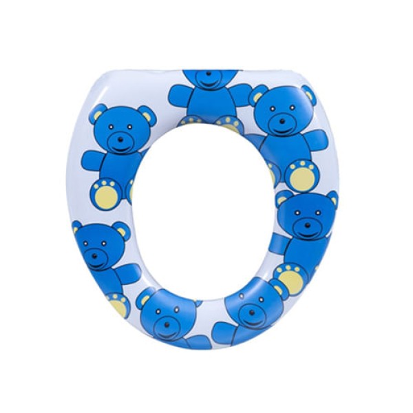 Encontraproduto.com.br - Assento Sanitário Redutor Almofadado Urso Infantil - ASTRA