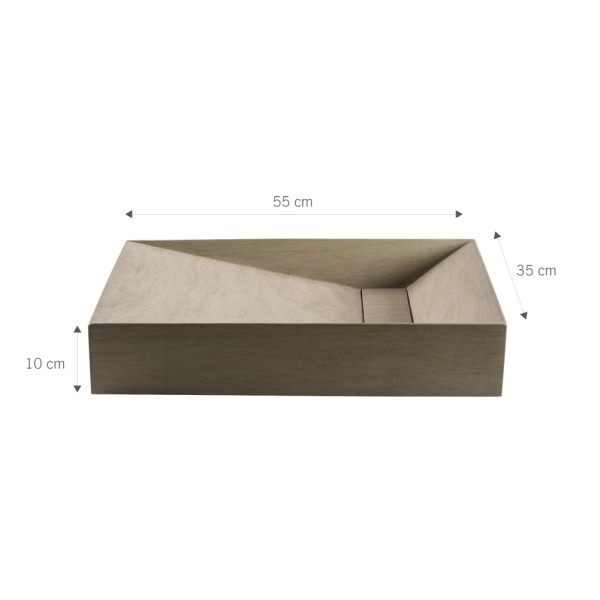 Encontraproduto.com.br - Cuba Pedra Wooden Vin 55x35 - CPP/M9S - Astra - Unitário