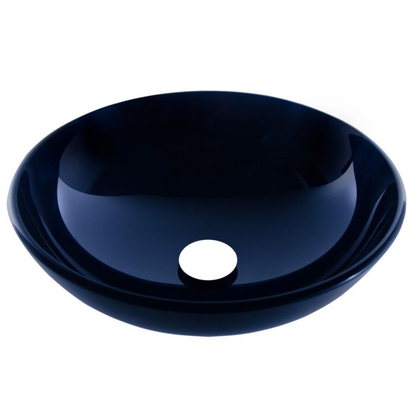 Encontraproduto.com.br - Cuba de Vidro Jaspe Ø35cm Sem Válvula Astra