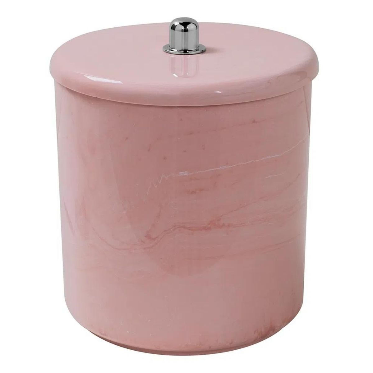 Encontraproduto.com.br - Lixeira Multi-uso Rosa com Tampa 20x20 Ct4 - Astra