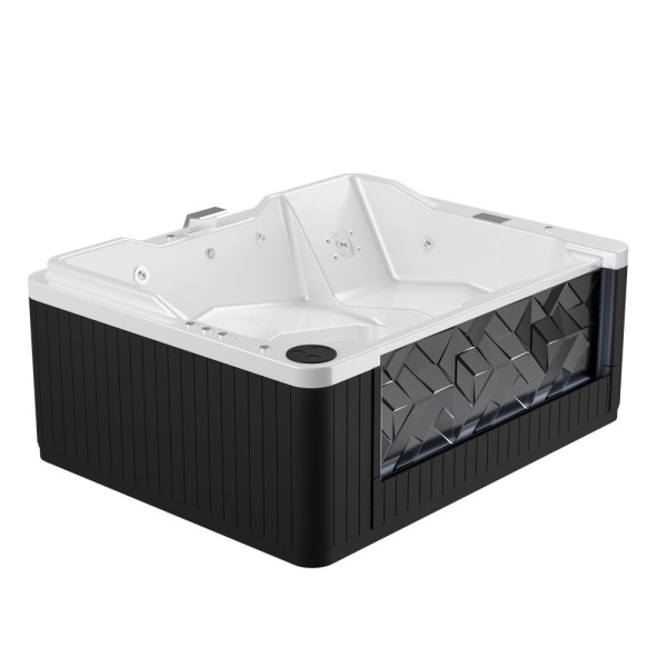 Encontraproduto.com.br - SPA Eccellenza de Borda Infinita Gran Luxo em Acrílico Branco 240 cm - Volume Ideal 810 litros Astra